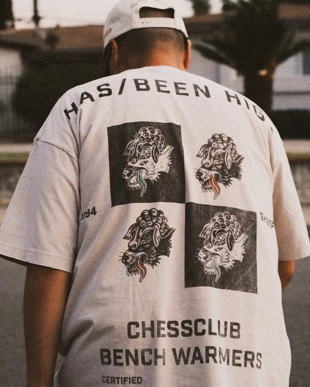 CHESS CLUB OVERSIZED HEAVYWEIGHT TEE HAS/BEEN