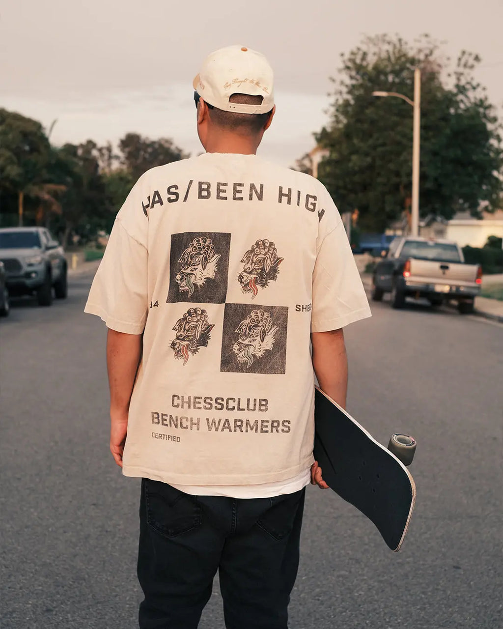 CHESS CLUB OVERSIZED HEAVYWEIGHT TEE HAS/BEEN