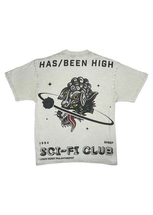 SCI-FI CLUB OVERSIZED HEAVYWEIGHT TEE HAS/BEEN