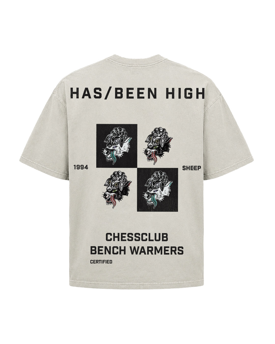 CHESS CLUB OVERSIZED HEAVYWEIGHT TEE