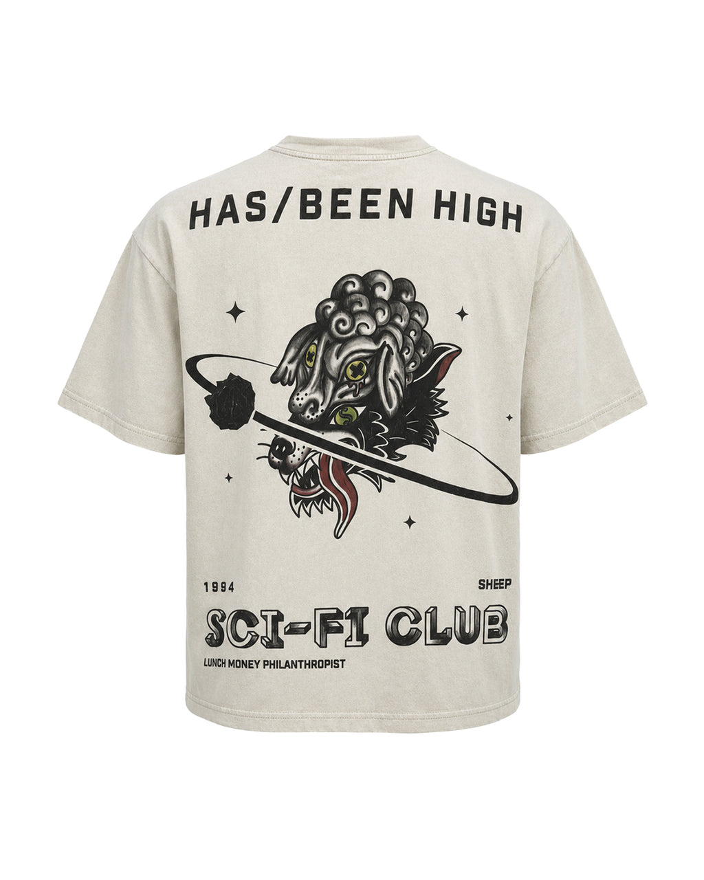 SCI-FI CLUB OVERSIZED HEAVYWEIGHT TEE