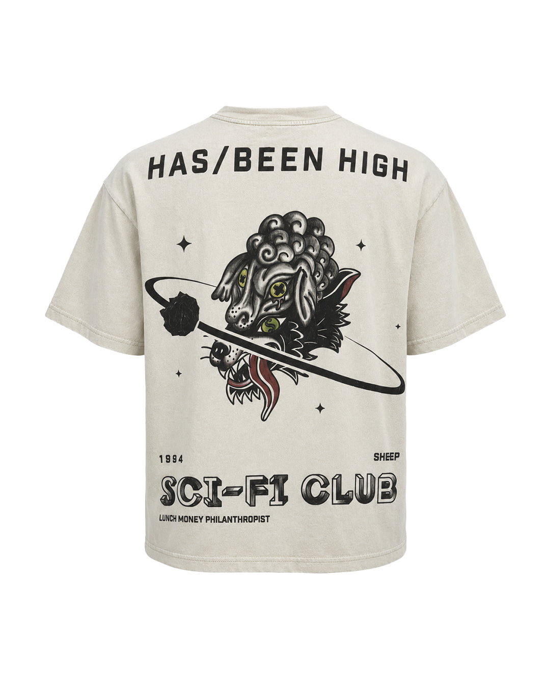 SCI-FI CLUB OVERSIZED HEAVYWEIGHT TEE